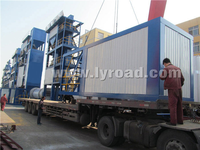 another LB1500 asphalt mixing plant was dispatched to Yunnan